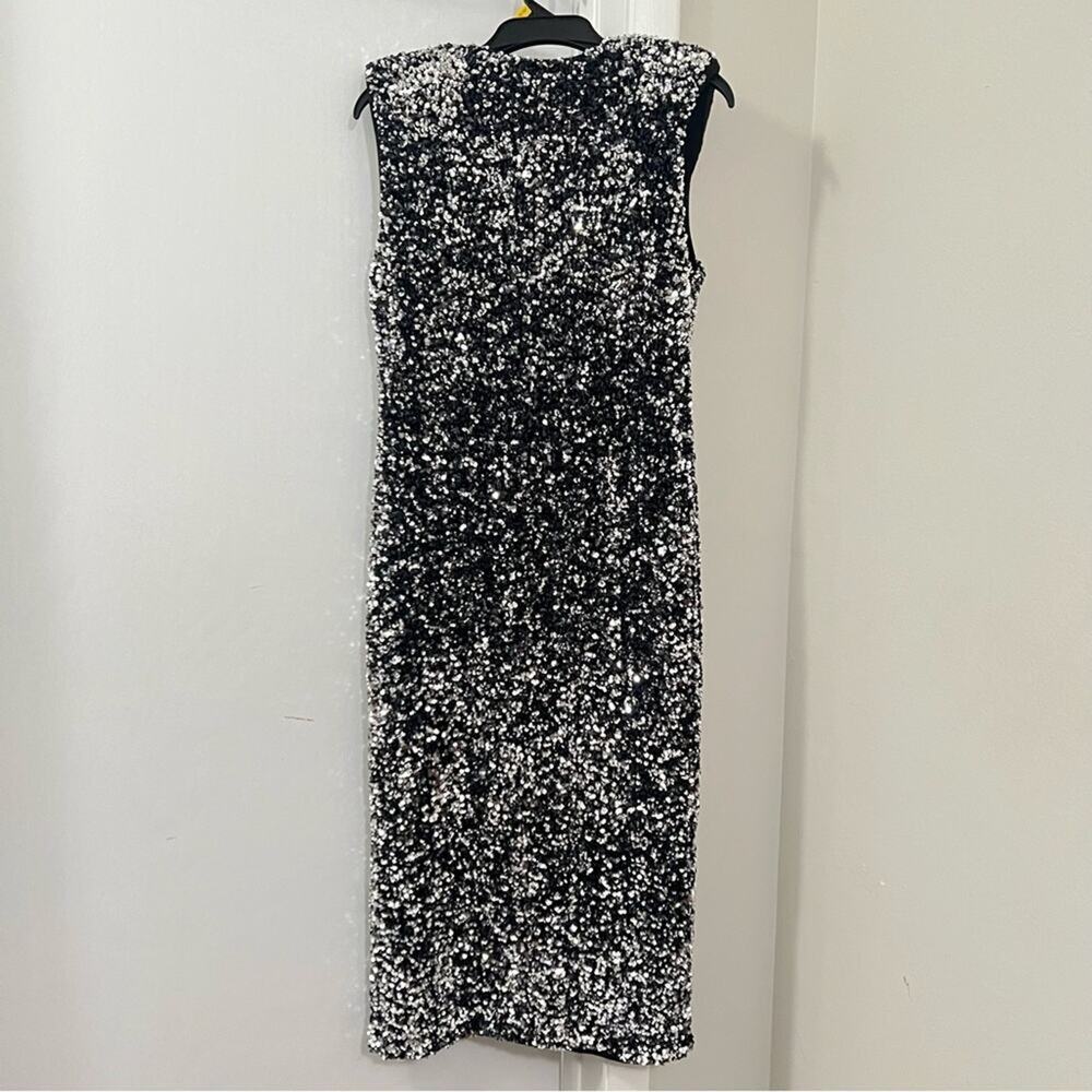 H&M SEQUINED SLIT-HEM DRESS Dress - Picture 9 of 15